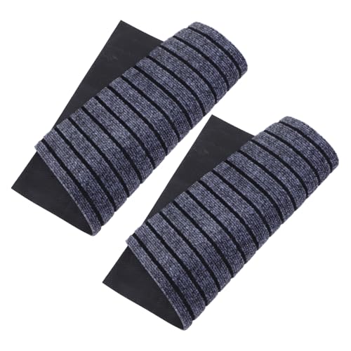 MUELODSIC 2 Stück Urinalmatten Tiefgrau mit Schnell Trocknendem Saugfähigem Material und Rutschfester Unterseite für Hotel Einkaufszentrum und Gewerbliche Herren Wcs von MUELODSIC