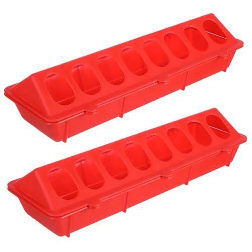 MUELODSIC 2 Stücke Taubentrog Farbe verschütten Vogelkäfigfutterschale Vogelhäuschen im Käfig Aufschlag Vogelfutterhaus für Tauben Pet Bird Feeder Futtertrog Taube Wassertrog Plastik rot MUELODSIC 2 Stücke Taubentrog Farbe verschütten Vogelkäfigfutterschale Vogelhäuschen im Käfig Aufschlag Vogelfutterhaus für Tauben Pet Bird Feeder Futtertrog Taube Wassertrog Plastik rot von MUELODSIC