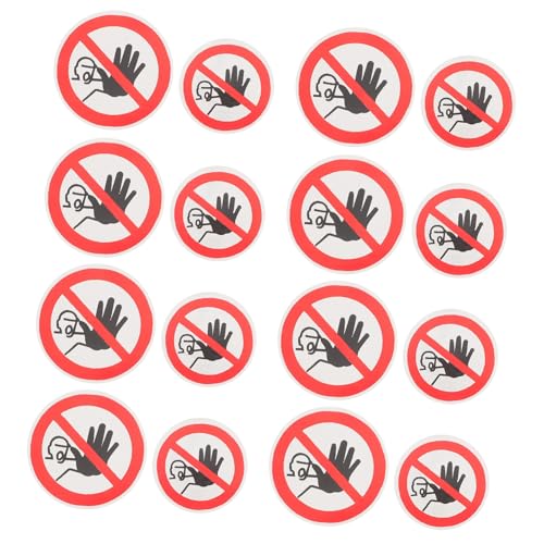MUELODSIC 20 Stck Teiliges Selbstklebende No Entrance Warnschilder Aufkleber Sicherheitswarnung für Glatte Oberflächen Stark Haftend Klare Symbole Geeignet für Industrie und Werkstätten MUELODSIC 20 Stck Teiliges Selbstklebende No Entrance Warnschilder Aufkleber Sicherheitswarnung für Glatte Oberflächen Stark Haftend Klare Symbole Geeignet für Industrie und Werkstätten von MUELODSIC