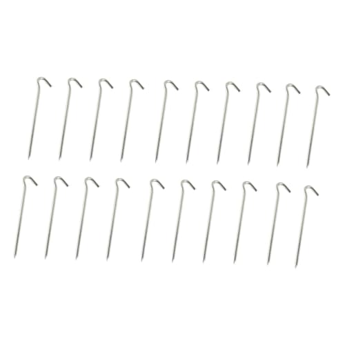 MUELODSIC 20 Stück Teiliges Zelt Heringe Robustem Windfeste Zeltheringe Fragezeichen Form Vielseitige Bodenanker für Camping Pavillons Fußballnetze und Garten Langlebige Zeltnägel für MUELODSIC 20 Stück Teiliges Zelt Heringe Robustem Windfeste Zeltheringe Fragezeichen Form Vielseitige Bodenanker für Camping Pavillons Fußballnetze und Garten Langlebige Zeltnägel für von MUELODSIC
