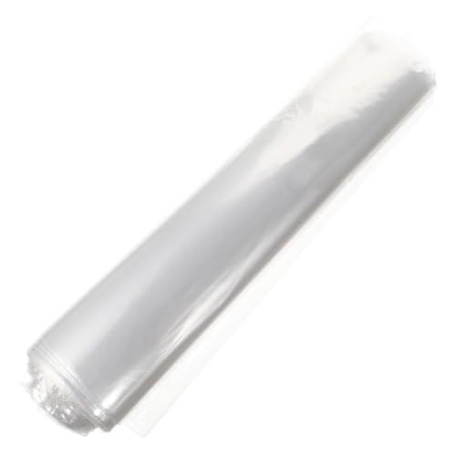 MUELODSIC 200 Stück Schrumpffolienbeutel Pof Schrumpftüten Transparent Verpackungsbeutel Hitzebeständig für Schuhe Weinflaschen Kosmetik DIY Bastelbedarf von MUELODSIC