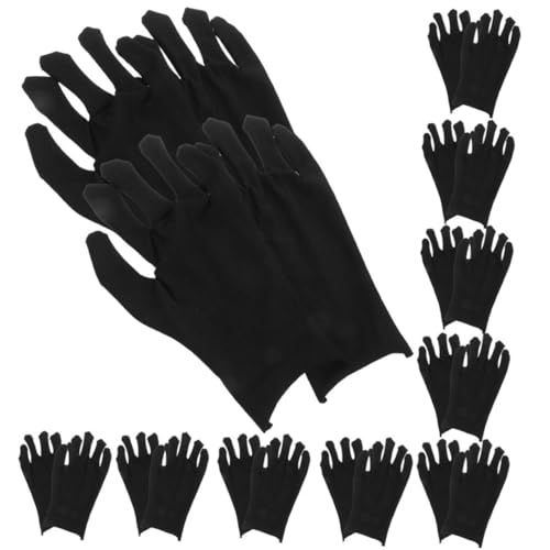 MUELODSIC 24 Paare Schwarze Dicke Baumwoll arbeitshandschuhe Robust Schmutzresistent Langlebig für Lager Industrie Manuelle Reparaturen Hand Armschutz für Outdoor einsatz MUELODSIC 24 Paare Schwarze Dicke Baumwoll arbeitshandschuhe Robust Schmutzresistent Langlebig für Lager Industrie Manuelle Reparaturen Hand Armschutz für Outdoor einsatz von MUELODSIC