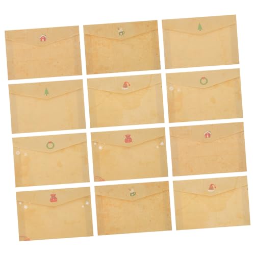 MUELODSIC 24 Stück Teiliges Vintage Kraftpapier Umschläge für Hochzeitseinladungen Retro Einladungskarten Umschlag ohne Fenster Schöne Briefumschläge für Geburtstags Festfeiern Praktische MUELODSIC 24 Stück Teiliges Vintage Kraftpapier Umschläge für Hochzeitseinladungen Retro Einladungskarten Umschlag ohne Fenster Schöne Briefumschläge für Geburtstags Festfeiern Praktische von MUELODSIC