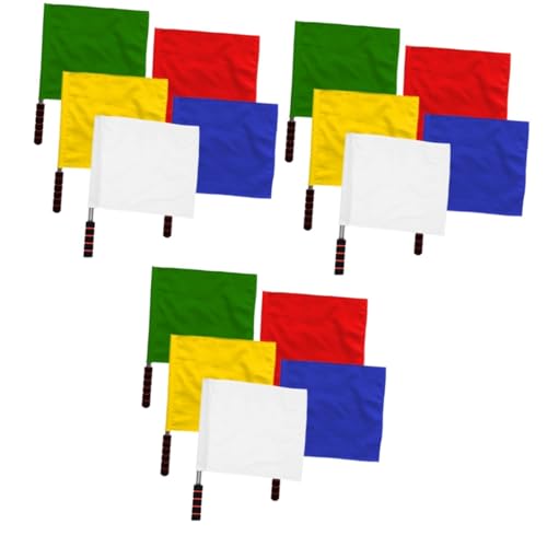 MUELODSIC 3 Sätze Teiliges Handliche Schiedsrichter Flaggen Rot Weiß Signalfahnen Für Sportveranstaltungen Rennveranstaltungen Und Trainings Unterstützung 5 Stück * 3 MUELODSIC 3 Sätze Teiliges Handliche Schiedsrichter Flaggen Rot Weiß Signalfahnen Für Sportveranstaltungen Rennveranstaltungen Und Trainings Unterstützung 5 Stück * 3 von MUELODSIC