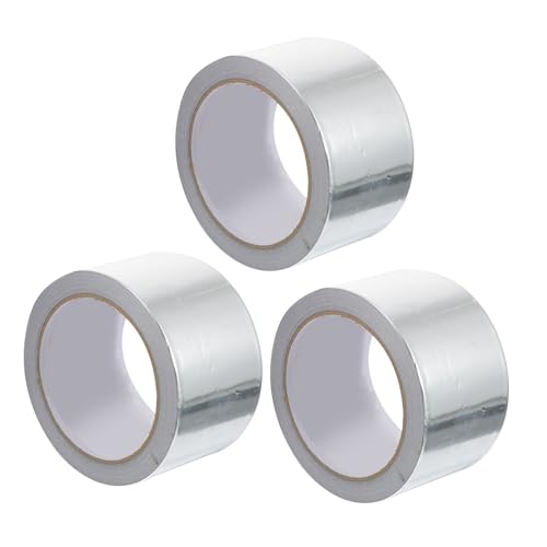 MUELODSIC 3 Stück Aluminium Reparaturband Selbstklebend Hitzebeständig für Rohrisolierung und Abdichtung im Haus und Auto MUELODSIC 3 Stück Aluminium Reparaturband Selbstklebend Hitzebeständig für Rohrisolierung und Abdichtung im Haus und Auto von MUELODSIC
