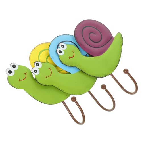 MUELODSIC 3 Stück Bunte Schnecken Wandhaken Set Robuste Eisenhaken für Schlüssel Handtücher und Hüte Kompakte Stilvolle Aufhänger für Flur Schlafzimmer Badezimmer und Büro MUELODSIC 3 Stück Bunte Schnecken Wandhaken Set Robuste Eisenhaken für Schlüssel Handtücher und Hüte Kompakte Stilvolle Aufhänger für Flur Schlafzimmer Badezimmer und Büro von MUELODSIC