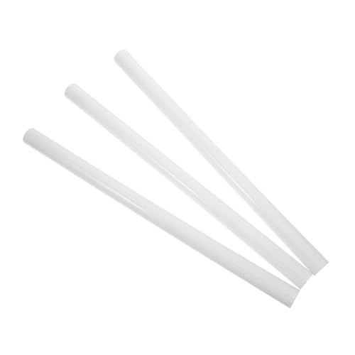 MUELODSIC PVC Versandröhren 3 Stück für Kunstwerke Blaupausen und Dokumente 51cm 3cm Durchmesser mit Kappen Robust und Benutzerfreundlich von MUELODSIC