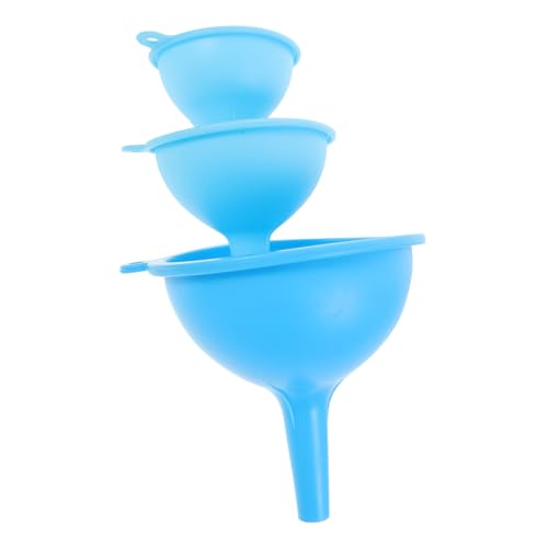 MUELODSIC 3 Stück Silikon Trichter Flexible Küchenutensilien Multifunktionale Umfüllhilfe für Flaschen Öl Flüssigkeitsgeeignet Platzsparend Leicht zu Reinigen Langlebig MUELODSIC 3 Stück Silikon Trichter Flexible Küchenutensilien Multifunktionale Umfüllhilfe für Flaschen Öl Flüssigkeitsgeeignet Platzsparend Leicht zu Reinigen Langlebig von MUELODSIC