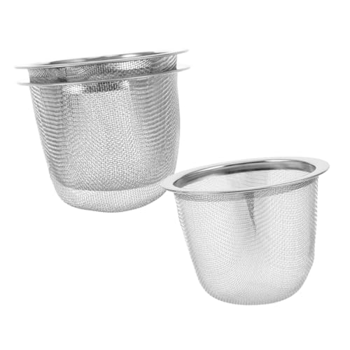 MUELODSIC 3 Stück Teiliges Edelstahl Teesieb mit Feinem Mesh Langlebiger Teefilter für Lose Teeblätter Passend für Teekannen und Tassen Leicht zu Reinigen Wiederverwendbar Präzise von MUELODSIC