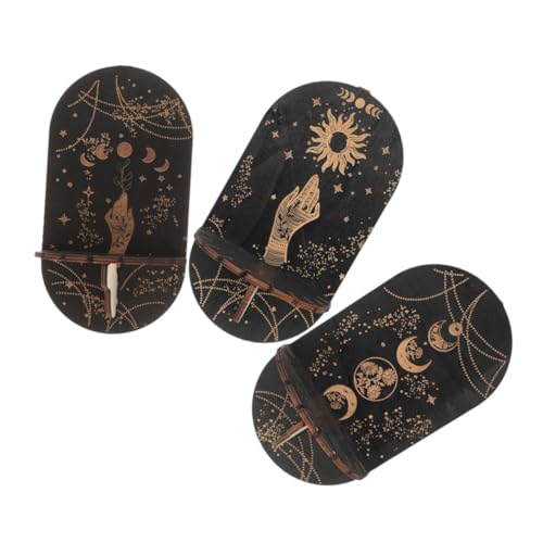 MUELODSIC 3 Stück Teiliges Holz Wandregal Kristall Displayhalter Boho Stil Wanddeko Regal für Wohnzimmer Schlafzimmer Büro zur Stilvollen Aufbewahrung von Kristallen und Kerzen MUELODSIC 3 Stück Teiliges Holz Wandregal Kristall Displayhalter Boho Stil Wanddeko Regal für Wohnzimmer Schlafzimmer Büro zur Stilvollen Aufbewahrung von Kristallen und Kerzen von MUELODSIC