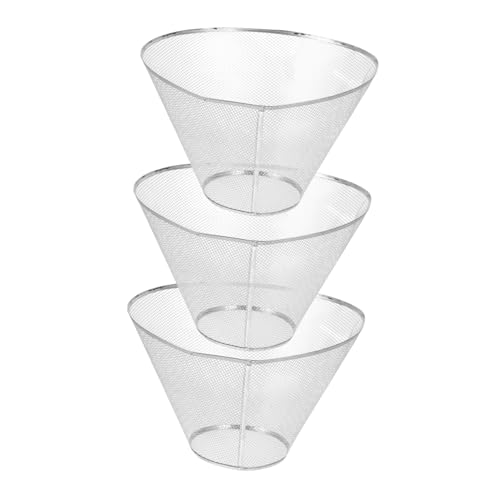 MUELODSIC 3 Stück Teiliges Küchenfilter Netz für Dunstabzugshaube Langlebiges Metallfettfilter mit Feiner Filtration Robustes Filtergitter für Effektive Fett Geruchsabsorption Einfach zu von MUELODSIC