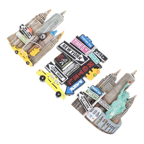 MUELODSIC 3 Stück Teiliges Kühlschrankmagnet Kreative Resin Magnet Dekoration mit Klaren Mustern Glatten Kanten Hoher Haftkraft für Kühlschrank Büro und Magnetische Oberflächen von MUELODSIC