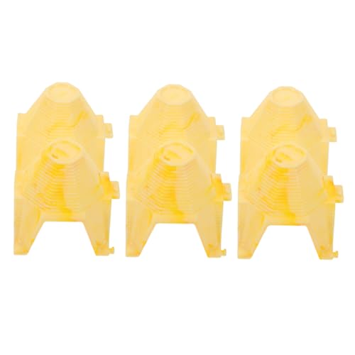 MUELODSIC 3 Stück Teiliges Reptilienversteck Gelb Feuchtes Mooshöhlen Versteck für Kleine Reptilien und Terrarium Habitat zur Natürlicher Verhaltensweisen und Lebendige Innenraumdeko von MUELODSIC