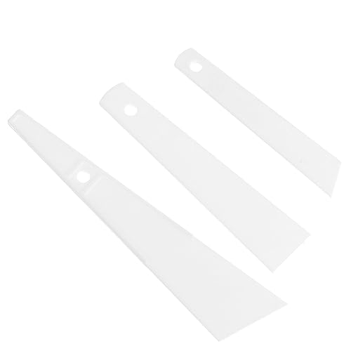 MUELODSIC 3 Stück Teiliges Set für Lederhandwerk Praktischer Kleber Spachtel Wiederverwendbar Verschiedene für DIY Projekte für Einfache Anwendung von Kleber von MUELODSIC