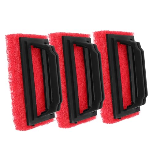 MUELODSIC 3 Stück Teiliges Siebdruck Reinigungsset mit Griff Langlebige Abriebfeste Siebdruckbürsten zum Entfernen von Druckfarbe Kompakte Praktische Reinigungspads für Textil und MUELODSIC 3 Stück Teiliges Siebdruck Reinigungsset mit Griff Langlebige Abriebfeste Siebdruckbürsten zum Entfernen von Druckfarbe Kompakte Praktische Reinigungspads für Textil und von MUELODSIC