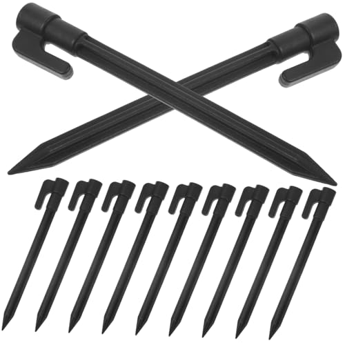 MUELODSIC 30 Stück Teiliges Camping Zelt Hering aus Robustem Korrosionsbeständigem Material mit Breiter Auflagefläche für Festen Halt Windfest Leicht zu Entfernen für Outdoor Garten und von MUELODSIC