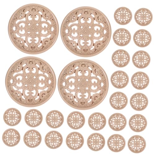 MUELODSIC 30 Stück Teiliges Goldene Metallknöpfe mit Hohlraum Design Robuste Nähknöpfe für Blazer Mäntel DIY Bastelprojekte und Bekleidungsdekoration von MUELODSIC