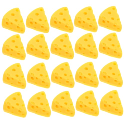 MUELODSIC 30 Stück Teiliges Miniatur Käse Modell Realistisch Dreieckiger Fake Käse Detailgetreue Mini Food Figur für Puppenhaus Dekoration Küchen DIY Zubehör Gelb MUELODSIC 30 Stück Teiliges Miniatur Käse Modell Realistisch Dreieckiger Fake Käse Detailgetreue Mini Food Figur für Puppenhaus Dekoration Küchen DIY Zubehör Gelb von MUELODSIC