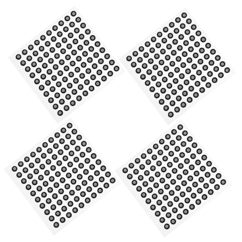 MUELODSIC 4 Blatt Präzise Tracking Dots Marker für Scanner Hochreflektierende Referenzpunkte mit Diffuser Lichtstreuung Kompatibel mit Mehreren Scanning systemen für Exakte Ausrichtung und von MUELODSIC