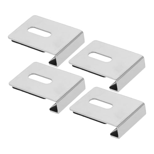 MUELODSIC 4 Satz Edelstahl Spiegelhalter Clips Einfache Montage Schwere Glas Spiegelklemmen Vielseitig für Bad Büro Zuhause Inklusive Schrauben Robuste Metallhalterung MUELODSIC 4 Satz Edelstahl Spiegelhalter Clips Einfache Montage Schwere Glas Spiegelklemmen Vielseitig für Bad Büro Zuhause Inklusive Schrauben Robuste Metallhalterung von MUELODSIC
