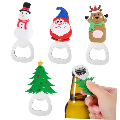 MUELODSIC 4 Stück Flaschenöffner Santa Claus Kleines Weihnachten Frohe Weihnachten Flaschenöffner Dekorate Weihnachtsflasche Weihnachtsbierflaschen Schlüssel Geformt Papa Rostfreier Stahl MUELODSIC 4 Stück Flaschenöffner Santa Claus Kleines Weihnachten Frohe Weihnachten Flaschenöffner Dekorate Weihnachtsflasche Weihnachtsbierflaschen Schlüssel Geformt Papa Rostfreier Stahl von MUELODSIC