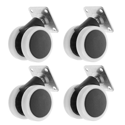 MUELODSIC 4 Stück Möbelrollen Schwerlast Lenkrollen ohne Bremse Leise Möbelrollen für Babybett Beistellbett und Möbel Zubehör Stabile Outdoor Möbelräder MUELODSIC 4 Stück Möbelrollen Schwerlast Lenkrollen ohne Bremse Leise Möbelrollen für Babybett Beistellbett und Möbel Zubehör Stabile Outdoor Möbelräder von MUELODSIC