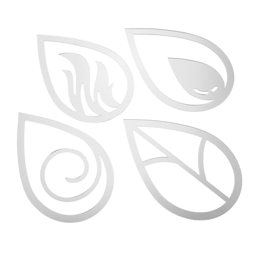 MUELODSIC 4 Stück Teiliges Acryl Wandtattoo Wassertröpfchen Silberfarben Selbstklebend Dekorative Wandsticker für Schlafzimmer Wohnzimmer Büro Einfach Anzubringen Langlebiges MUELODSIC 4 Stück Teiliges Acryl Wandtattoo Wassertröpfchen Silberfarben Selbstklebend Dekorative Wandsticker für Schlafzimmer Wohnzimmer Büro Einfach Anzubringen Langlebiges von MUELODSIC