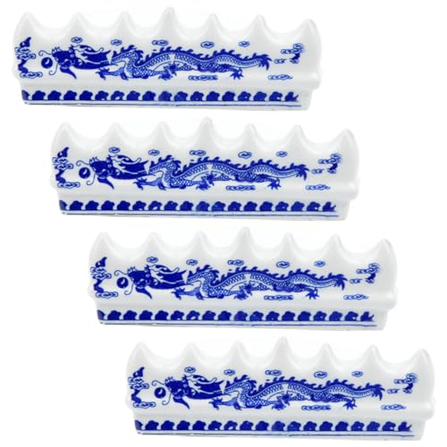 MUELODSIC 4 Stück Teiliges Chinesisches Pinselregal aus Keramik Traditioneller Blauer Porzellan Pinselhalter Dekorativer Schreibgerätehalter für Schreibtisch und Arbeitszimmer und MUELODSIC 4 Stück Teiliges Chinesisches Pinselregal aus Keramik Traditioneller Blauer Porzellan Pinselhalter Dekorativer Schreibgerätehalter für Schreibtisch und Arbeitszimmer und von MUELODSIC