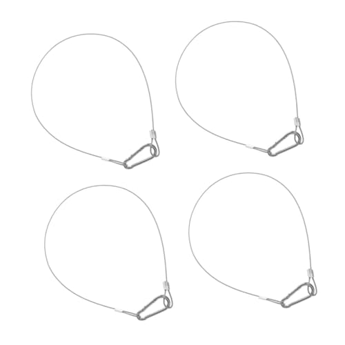 MUELODSIC 4 Stück Teiliges Edelstahl Sicherheitskabel Stark Flexibles Rostfreies Stahlseil mit Schlaufen Lang Vielseitig Einsetzbar für Gepäck Beleuchtung Pflanzenbeleuchtung MUELODSIC 4 Stück Teiliges Edelstahl Sicherheitskabel Stark Flexibles Rostfreies Stahlseil mit Schlaufen Lang Vielseitig Einsetzbar für Gepäck Beleuchtung Pflanzenbeleuchtung von MUELODSIC