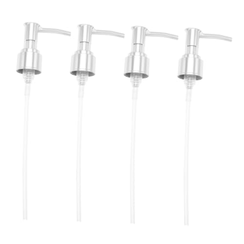 MUELODSIC 4 Stück Teiliges Ersatz pumpenköpfe für Spenderflaschen Langlebige Presspumpen mit Gewinde Geeignet für Seifen Lotionflaschen in Küche und Badezimmer MUELODSIC 4 Stück Teiliges Ersatz pumpenköpfe für Spenderflaschen Langlebige Presspumpen mit Gewinde Geeignet für Seifen Lotionflaschen in Küche und Badezimmer von MUELODSIC