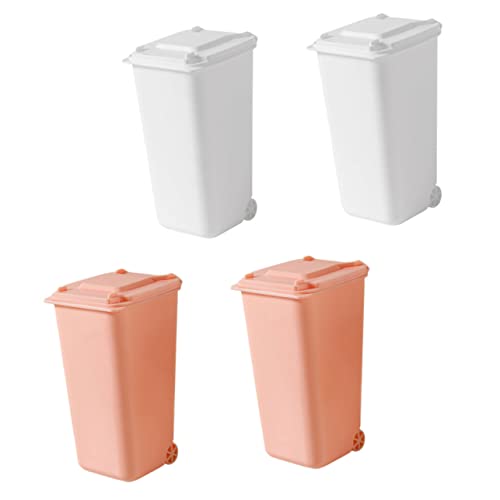 MUELODSIC 4 Stück Teiliges Mini Desktop Mülleimer mit Deckel Praktischer Kunststoff Abfallbehälter und Stifthalter Kompakt Leicht und Geruchsneutralisierend für Büro und Zuhause MUELODSIC 4 Stück Teiliges Mini Desktop Mülleimer mit Deckel Praktischer Kunststoff Abfallbehälter und Stifthalter Kompakt Leicht und Geruchsneutralisierend für Büro und Zuhause von MUELODSIC