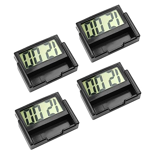 MUELODSIC 4 Stück Teiliges Mini auto digitaluhr Kunststoff Präzise Zeitmessung Stabile Leistung Vielseitig für Fahrzeug Büro und Zuhause Langlebig Kompakt Selbstklebend Schwarz MUELODSIC 4 Stück Teiliges Mini auto digitaluhr Kunststoff Präzise Zeitmessung Stabile Leistung Vielseitig für Fahrzeug Büro und Zuhause Langlebig Kompakt Selbstklebend Schwarz von MUELODSIC