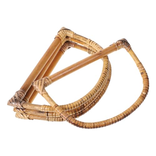 MUELODSIC 4 Stück Teiliges Natürlicher Holzgriff für Taschen Handgefertigte Rattan Henkel DIY Handtasche Zubehör Vintage Stil Stabile Holzhenkel für Korb und Handtaschen Zufällige Farbe MUELODSIC 4 Stück Teiliges Natürlicher Holzgriff für Taschen Handgefertigte Rattan Henkel DIY Handtasche Zubehör Vintage Stil Stabile Holzhenkel für Korb und Handtaschen Zufällige Farbe von MUELODSIC