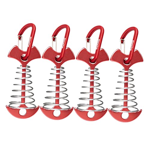 MUELODSIC 4 Stück Teiliges Zeltzubehör Aluminiumlegierung Zeltheringe Rot Multifunktional Leicht Kompakt für Outdoor Camping Bergsteigen Reise MUELODSIC 4 Stück Teiliges Zeltzubehör Aluminiumlegierung Zeltheringe Rot Multifunktional Leicht Kompakt für Outdoor Camping Bergsteigen Reise von MUELODSIC