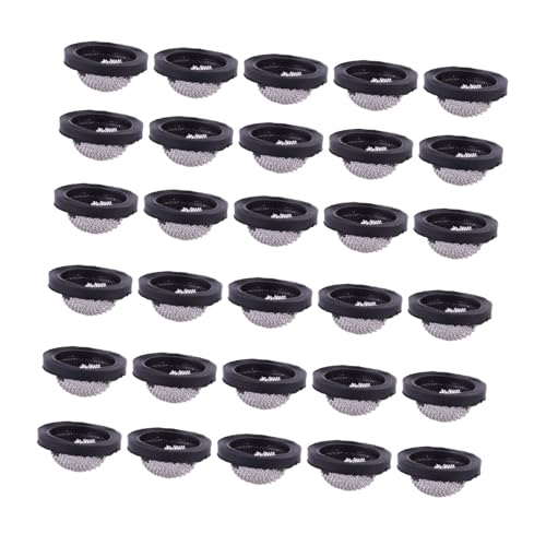 MUELODSIC 40 Stück Teiliges Dichtungsring Edelstahl siebfilter Gummi dichtung für Duschkopf Wasserhahn und Schlauch Rostfrei Auslaufsicher Passend für Anschlüsse Verhindert Verstopfungen von MUELODSIC