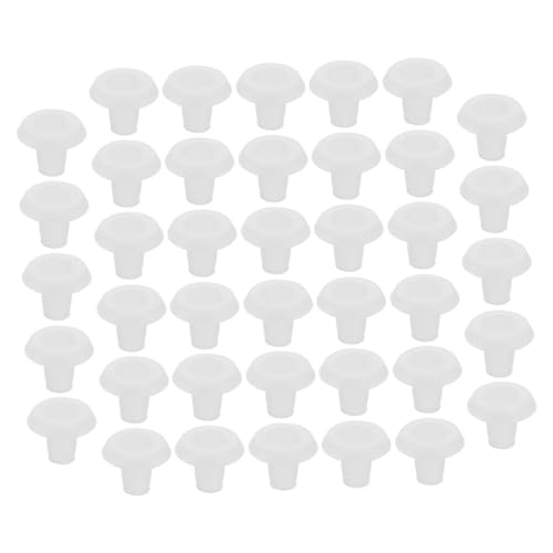 MUELODSIC 40 Stück Teiliges Transparente Jalousien Untere Schiene Knopfstecker Praktische Ersatzteile für Jalousien Schienen Einfach zu Montierende Blinds Rail Replacement Button Plugs von MUELODSIC