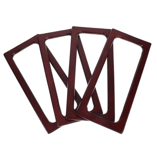 MUELODSIC 4stücke Retro Holzgriffe Für Handtaschen Elegante Handtaschenhenkel Aus Hochwertigem Holz Für Taschen Schultertaschen Und Reisetaschen Leicht Und Langlebig Für Individuellen von MUELODSIC