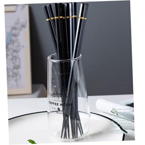 MUELODSIC 5 Paare Spitze Hitzebeständige Essstäbchen aus Robustem Material Korrosionsbeständig Wiederverwendbar für Zuhause und Restaurant Schwarz MUELODSIC 5 Paare Spitze Hitzebeständige Essstäbchen aus Robustem Material Korrosionsbeständig Wiederverwendbar für Zuhause und Restaurant Schwarz von MUELODSIC