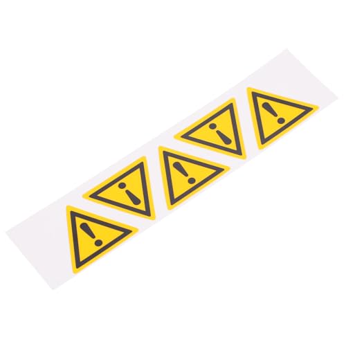 MUELODSIC 5 Stck Teiliges Dreieckiger Ausrufezeichen sicherheitsaufkleber Selbstklebend Wetterfest Sichtbar Für Gefahrenbereiche Sicherheitshinweis MUELODSIC 5 Stck Teiliges Dreieckiger Ausrufezeichen sicherheitsaufkleber Selbstklebend Wetterfest Sichtbar Für Gefahrenbereiche Sicherheitshinweis von MUELODSIC