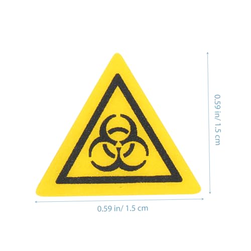 MUELODSIC 5 Stück Biologische Gefahren Warnaufkleber Selbstklebend Wasserfest Laborsicherheit Warnschild Infektionsrisiko Hinweis Leicht Anzubringen Vielseitig Einsetzbar Kompakt Lagerbar MUELODSIC 5 Stück Biologische Gefahren Warnaufkleber Selbstklebend Wasserfest Laborsicherheit Warnschild Infektionsrisiko Hinweis Leicht Anzubringen Vielseitig Einsetzbar Kompakt Lagerbar von MUELODSIC