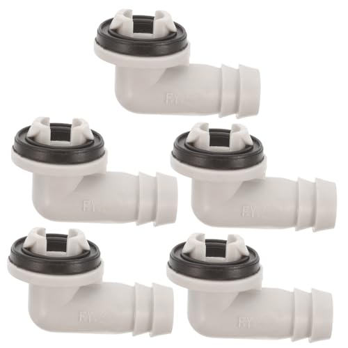MUELODSIC 5 Stück Teiliges Ablaufschlauch Adapter aus Robustem Abs Wetterbeständig für Klimaanlagen Außengeräte Einfache Installation Auslaufsicher für Kondensatablauf Splitgeräte MUELODSIC 5 Stück Teiliges Ablaufschlauch Adapter aus Robustem Abs Wetterbeständig für Klimaanlagen Außengeräte Einfache Installation Auslaufsicher für Kondensatablauf Splitgeräte von MUELODSIC