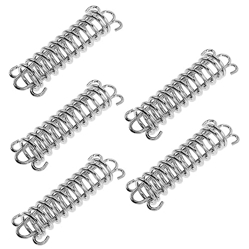 MUELODSIC 5 Stück Teiliges Edelstahl Federseilspanner Zeltseilspanner für Outdoor Camping Multifunktionale Robuste Seilbefestigung zur Windabsicherung und Einfache Montage ohne Werkzeug MUELODSIC 5 Stück Teiliges Edelstahl Federseilspanner Zeltseilspanner für Outdoor Camping Multifunktionale Robuste Seilbefestigung zur Windabsicherung und Einfache Montage ohne Werkzeug von MUELODSIC