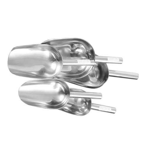 MUELODSIC 5 Stück Teiliges Edelstahl Lebensmittel schaufeln Ergonomisch Leicht Rostfrei für Eis Mehl Trockenfrüchte Reis und Nüsse Küchenhelfer MUELODSIC 5 Stück Teiliges Edelstahl Lebensmittel schaufeln Ergonomisch Leicht Rostfrei für Eis Mehl Trockenfrüchte Reis und Nüsse Küchenhelfer von MUELODSIC