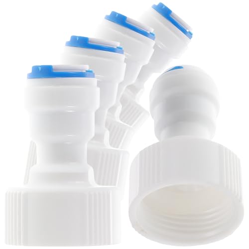 MUELODSIC 5 Stück Teiliges Innengewinde zu Schnellverbinder Npt Gewindefitting Wasserfilter Schlauchverbinder für Garten Kühlschrank und Umkehrosmose systeme MUELODSIC 5 Stück Teiliges Innengewinde zu Schnellverbinder Npt Gewindefitting Wasserfilter Schlauchverbinder für Garten Kühlschrank und Umkehrosmose systeme von MUELODSIC