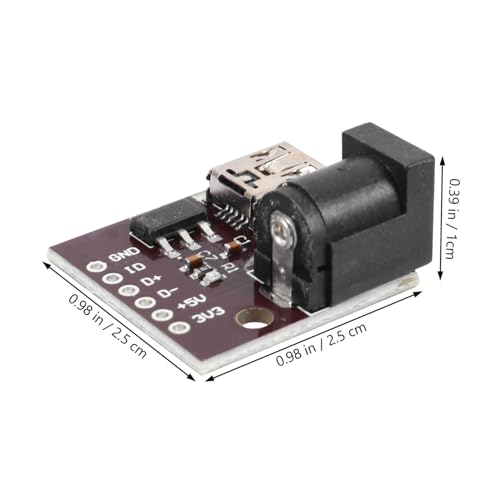 MUELODSIC 5 Stück Teiliges USB Power Interface Mini USB Ladeanschluss Stromversorgungsmodul mit Überlastschutz Langlebig und Installieren für Vielseitige Elektronikgeräte von MUELODSIC