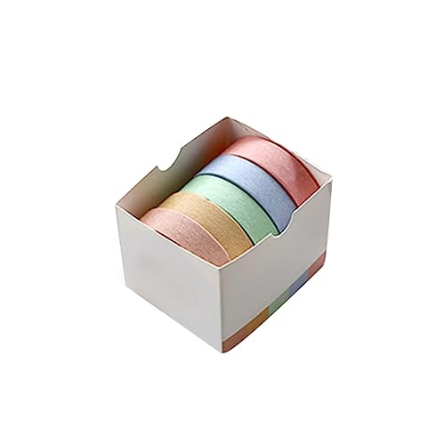 MUELODSIC 5 Stück Teiliges Washi Tape Buntes Papier Klebeband DIY Dekoratives Geschenkpapier Fotoalbum Klebeband Umweltfreundlich Leicht Ablösbar für Scrapbooking Journale Wandgestaltung MUELODSIC 5 Stück Teiliges Washi Tape Buntes Papier Klebeband DIY Dekoratives Geschenkpapier Fotoalbum Klebeband Umweltfreundlich Leicht Ablösbar für Scrapbooking Journale Wandgestaltung von MUELODSIC