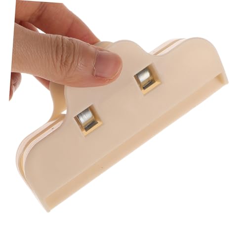 MUELODSIC 5 Stück Wiederverwendbare Beutelclips Beige Lebensmittelechte Kunststoff verschlussklammern für Chips und Snacks Sicherer Frischeverschluss für Küche und Vorratsschrank Langlebig MUELODSIC 5 Stück Wiederverwendbare Beutelclips Beige Lebensmittelechte Kunststoff verschlussklammern für Chips und Snacks Sicherer Frischeverschluss für Küche und Vorratsschrank Langlebig von MUELODSIC