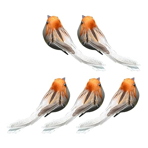 MUELODSIC 5stücke Künstliche Spatzen Mit Clip Realistische Vogel-Dekoration Für Schreibtisch Garten Und Hochzeitsfeiern Farbvielfalt Für Innen Und Außendekorationen MUELODSIC 5stücke Künstliche Spatzen Mit Clip Realistische Vogel-Dekoration Für Schreibtisch Garten Und Hochzeitsfeiern Farbvielfalt Für Innen Und Außendekorationen von MUELODSIC