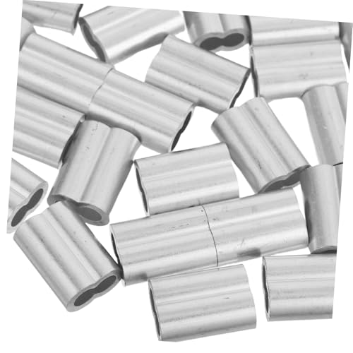 MUELODSIC 50 Stück Aluminium Crimpringhülse Aluminium Crimpschlaufe Crimp Doppeltülle Metall Doppeltülle Drahtseilendhülse Seil Und Kabelhülse Drahtseil Aluminiumhülse Silber MUELODSIC 50 Stück Aluminium Crimpringhülse Aluminium Crimpschlaufe Crimp Doppeltülle Metall Doppeltülle Drahtseilendhülse Seil Und Kabelhülse Drahtseil Aluminiumhülse Silber von MUELODSIC