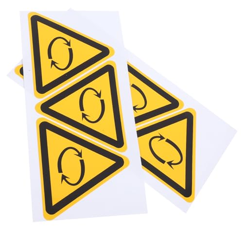 MUELODSIC 6 Stück Sicherheitshinweis Aufkleber Warnschild für Rotierende Maschinen Langlebig Reißfest Sichtbar für Baustellen und Arbeitsbereiche MUELODSIC 6 Stück Sicherheitshinweis Aufkleber Warnschild für Rotierende Maschinen Langlebig Reißfest Sichtbar für Baustellen und Arbeitsbereiche von MUELODSIC